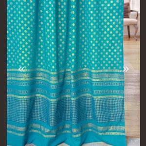 Saffron Marigold sheer curtain panel